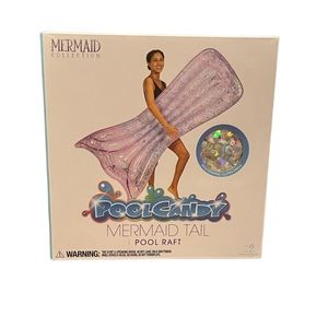 Poolcandy Mermaid Tail Pool Raft - Mermaid Collection